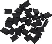 SEWACC 30Pcs Type Covers Durable Charger Port Stoppers Easy to Install Dust Protection for Type C Connectors Reliable and Practical Computer Accessory