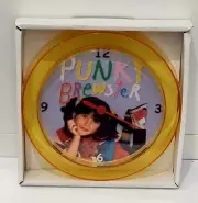 Punky Brewster Gold 7" Novelty Wall/Desk Clock Brand New