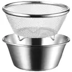 1 Set of Rice Colander and Bowl Set Kitchen Colander Strainer Basket Fruits