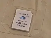 Toshiba FlashAir 32GB wifi SD card