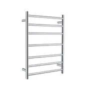 Decaura Chrome 7 Rungs Electric Heated Towel Stainless Steel Racks Warmer Towel