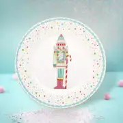 Candy Nutcracker Plates Set Of 6 Christmas Decor *SHIPS WITHIN 10 DAYS*