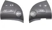 Car Accessories Multifunctional Bluetooth Speaker Button Switch for Toyota Lexus ES350 2006-2012 84250-33190 Push Button Switches(Grey High)