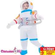 Kids Inflatable Astronaut Costume Nasa Spaceman Boys Funny Novelty Party Wear