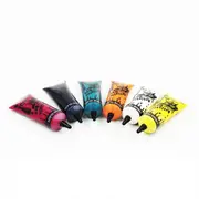 6x 50ml Indigenous Glass & Tile Paints Colors