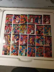 1995-96 Hoops Number Crunchers Complete Set (24) Jason Kidd ( Creased) 1 Missing