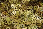 (1200) Hardened 5/16 Flat Washer F436 SAE Grade 8 - Yellow Zinc Plated Thru-Hard
