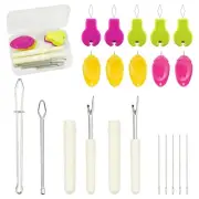 Needle Threader Tool for Sewing Machine & Hand Sewing - Sewing Kit with 10 Si...