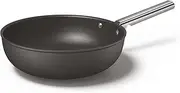 [Smeg] CKFW3001BLM Wok 30cm Black, Non-Stick, Aluminium, Patented Base