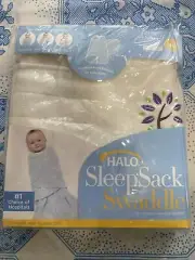 Halo Sleep Sack Swaddle Cream Micro-Fleece NB Birth-3 Months 6-12 lbs. 19"-23"