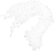 KICHOUSE Wall Flowers Decorations for Bedroom Curtains Beaded Curtain Party Flower Garland Drapes Wedding Decoration Flowers Backdrop Wedding Flower Wall Backdrop Cloth White