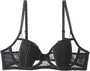 [Generic] Extra Support Sports Bra Lace Bra Soft Ring Gathered Bra Set Soft and Skin Friendly Comfortable to The Body. Sports Bras for Running