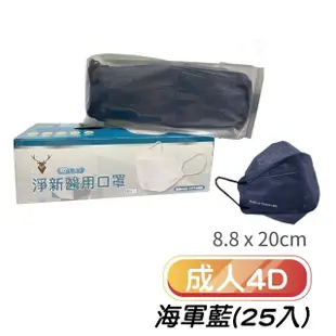 【淨新】4D成人立體口罩4盒組(100入/四盒/醫療級/國家隊 防飛沫/灰塵)