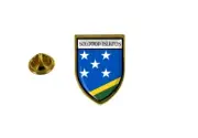 pins pin's flag national badge backpack hat shield world solomon islands