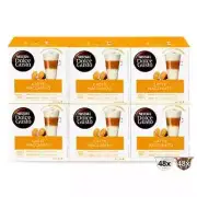 (Pack of 6) Nescafe Dolce Gusto Latte Macchiato Capsules Pods - 48 Cups 96 Pods