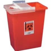 Kendall Sharps Container 8 Gallon Red- Model 8980 Free Shipping