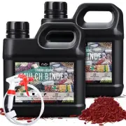 Mulch Glue - 0.5 Gallon Mulch Adhesive Gravel Binder with Applicator for Land...