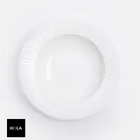 在飛比找momo購物網優惠-【HOLA】克萊歐強化瓷湯盤20.5cm 枝線白