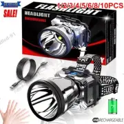 Super Bright LED Headlamp Flashlight Rechargeable Head Band Sensor Waterproof US