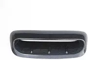 Car Engine Hood Air Vent Outlet Bonnet Scoop Cover Compatible With Mini Cooper S R56 R57 R58 R59 2007 2008 2009 2010 2011 2012 2013 2014(Carbon Fiber Look)