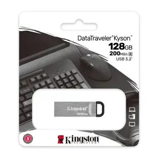 金士頓 DataTraveler Kyson 128GB USB3.2 隨身碟 DTKN/128G (4.3折)