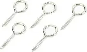 Lifting Eye Nut Eye Nut 5 Pcs Lifting Eye Nuts M3 M4 M5 Eye Bolt Sheep Eye Screw Bolt Ring Hook Silver 304 Stainless Steel Screw Eyebolt Durable