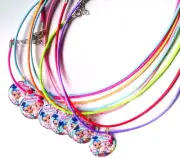 Shimmer Shine -8 Charm Necklaces -Party Favor Birthday Prizes bracelets