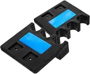 2pcs 3 Billiard Rack Pool Table Pool Cue Cue Ball Holder Billiards Pole Sticker Billiards Storage Bracket Billiard Aiming Bracket Plastic