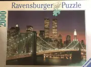 New Vintage 1995 Ravensburger NEW YORK CITY Puzzle WTC Twin Towers NYC 2000 9/11