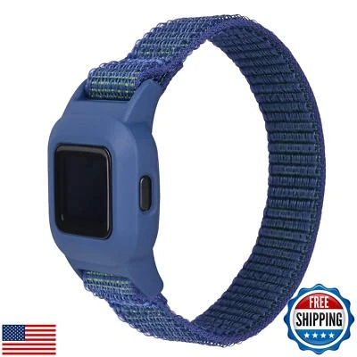 Sport Mesh Nylon Straps Compatible with Garmin vivofit jr 3 Fitness Tracker A