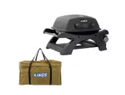 Kings Single Burner BBQ Portable - 11,500 BTU+ Campfire BBQ Bag