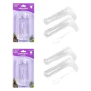 8PCS Drinker Bird Food Seed Feeder Cup Cage Container Parrot Cockatiel Budgie