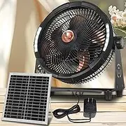 Solar Powered Fan, Battery Operated Outdoor Fan Can, Solar Fans For Shed,Home，Ouside,Camping, Solar Fan For Emergency Situation Without Electric