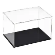 Acrylic Clear Display Case Box Dustproof Protection Showcase 25x15x15cm