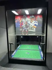 Tom Brady Custom LED Sports Card Display Case - New England Patriots