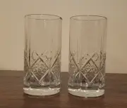 Set of 2 DWR Dewar's Highball Scotch Whisky Glasses