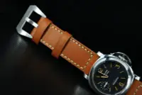 在飛比找Yahoo!奇摩拍賣優惠-艾曼達精品~20mm直身加長版panerai飛行軍錶風格白縫