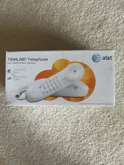 AT&T 205 TRIMLINE Home/Work Telephone White - Wall Mountable