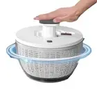 Large Capacity Salad Spinner Hand Powered Vegetable Fruit Washer and Dryer Tool