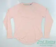 New Womens Puma Cloudspun Long Sleeve Small S Rose Dust MSRP $60