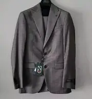 Ted Baker No Ordinary Joe Jason CT Modern Fit Flat Front 2 Piece Suit 36R 30R