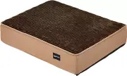 Basics Foam Pet Bed for Cats or Dogs - Small, Brown Flannel