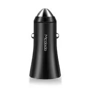PD Type-c + QC3.0 Car charger Black