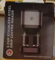 Drip Coffee Maker - 5 cup Stainless Steel