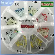 Dental Fiber Post Quartz Straight & Screw Teeth Restorative Posts Assorted Sizes