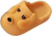 Oshhni 1/6 BJD Doll Slippers Dress up Pretend Play Toy Creative DIY Miniature Doll Shoes Slides for Figures Body Handmade Gifts , Yellow
