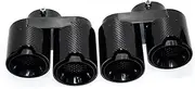 Compatible For BMW X5 X6 muffler tip nozzle G05 G06 exhaust Tip upgrade quad tail Tip carbon fiber exhaust head(Lavender)