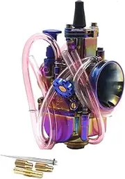 Motorcycle & ATV Carburetors For Koso For OKO Carburador 21 24 26 28 30 32 34mm With Power Jet 2/4T ATV Moped Racing Moto Motorcycle Carburetor Carburetor Carb (Color : 28mm)