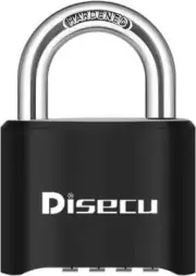 4 Digit Heavy Duty Combination Lock Outdoor Waterproof Padlock 1.