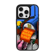 iPhone 16 Pro Mirror Ring Stand Case MagSafe Compatible Fear by Jake Foreman